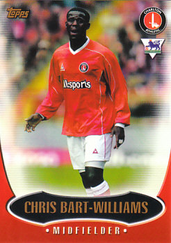 Chris Bart-Williams Charlton Athletic 2003 Topps Premier Gold #CA3